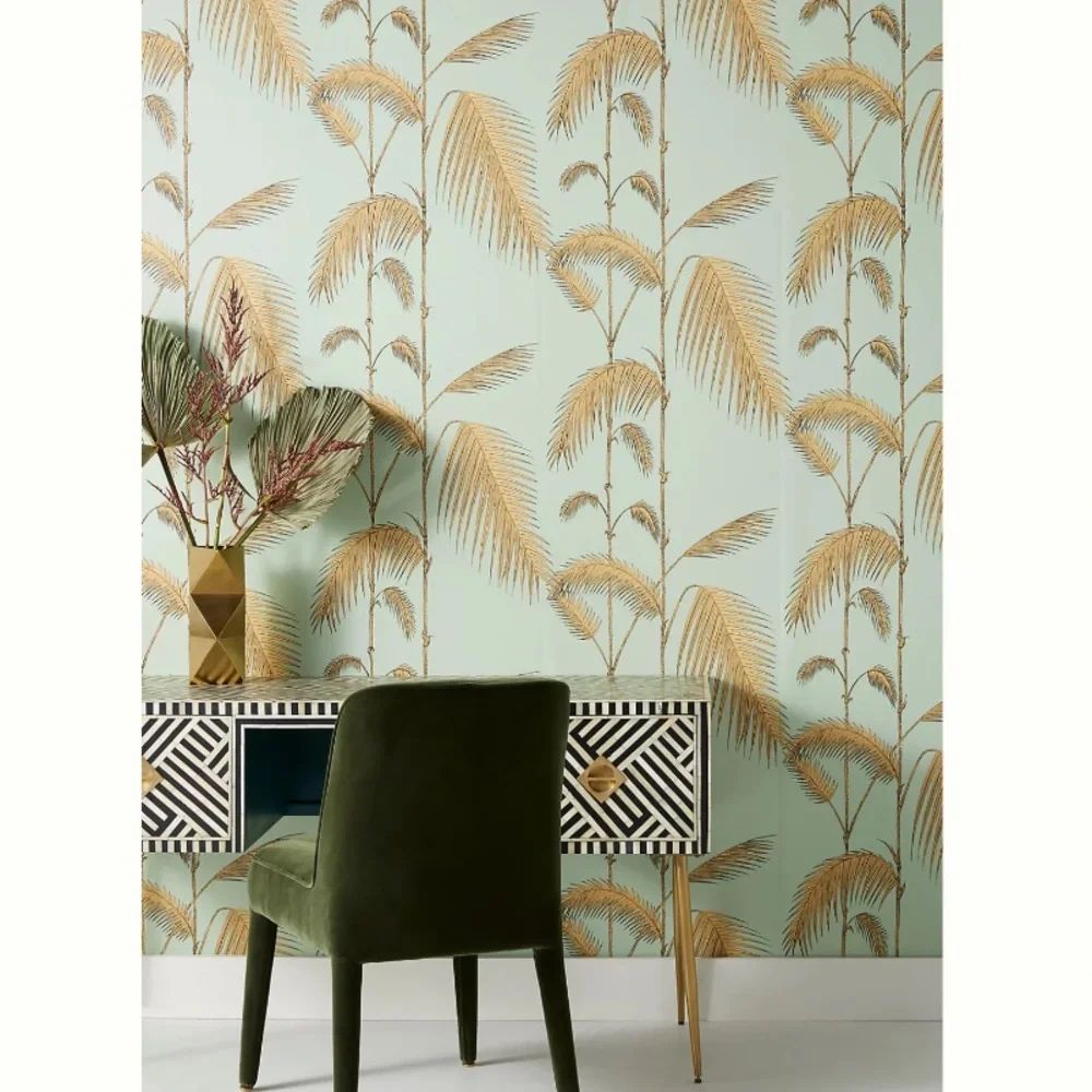 Anthropologie Palm Leaves Wallpaper